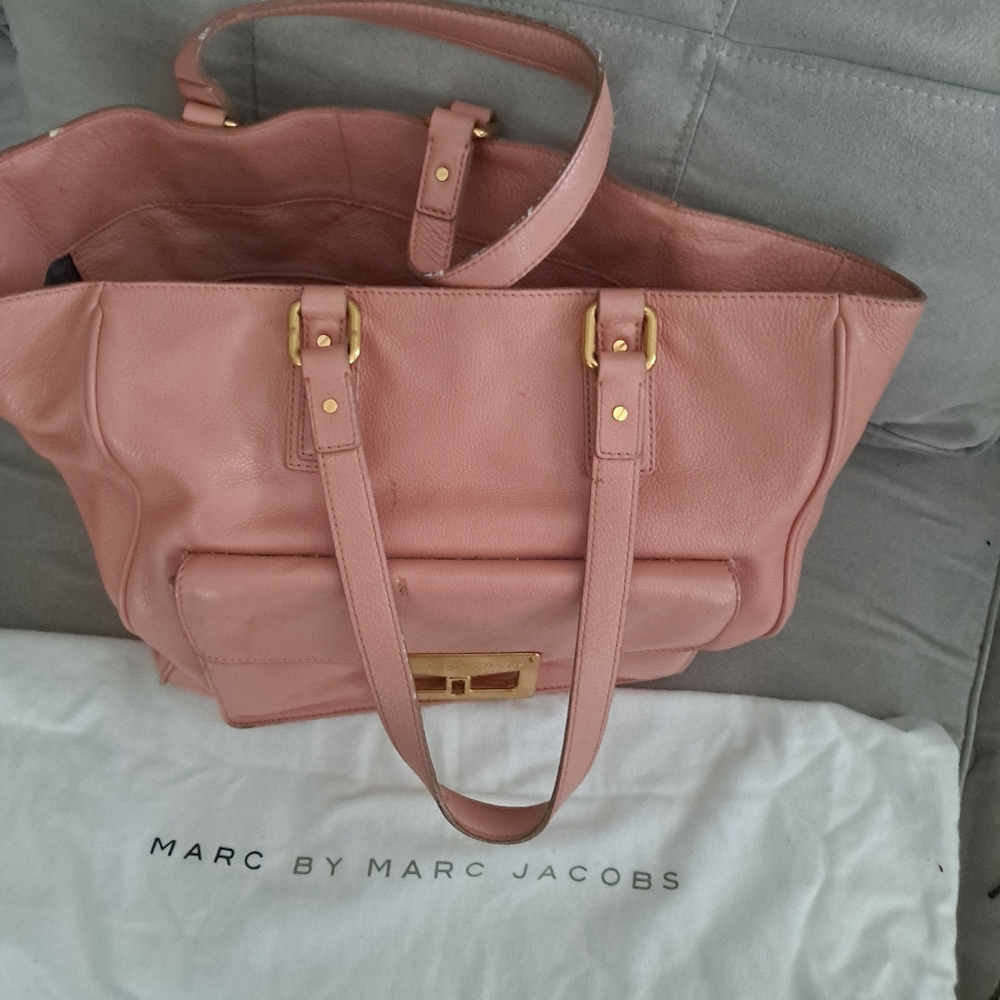 Mauve in color tote